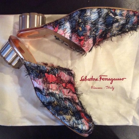 Salvatore Ferragamo LIVORNO  B MULES SANDALS - Picture 4 of 7